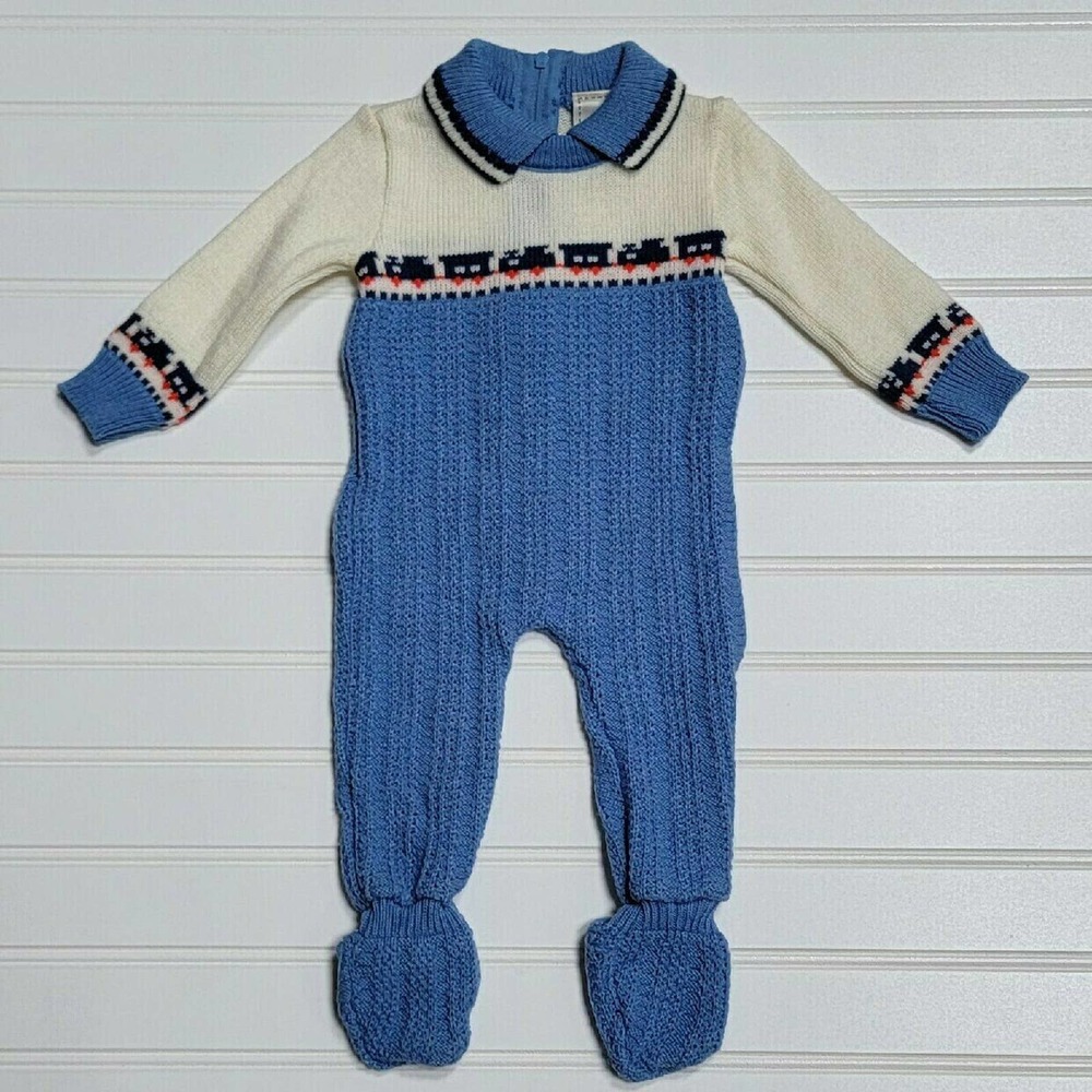 VTG Petit Jouet Sweater Romper